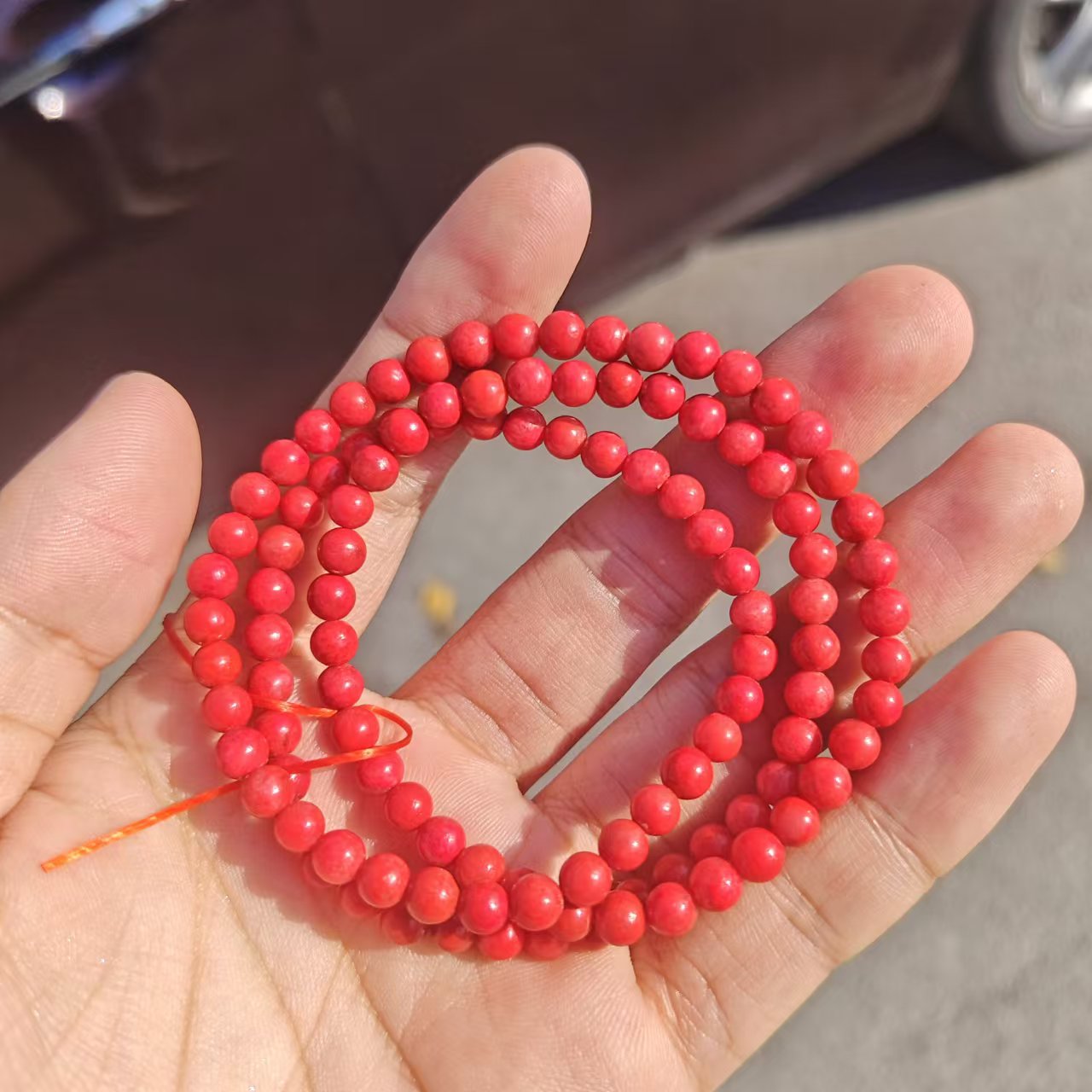 天然辰砂万山原石原矿朱砂手串吊坠（直播间改价专属链接）