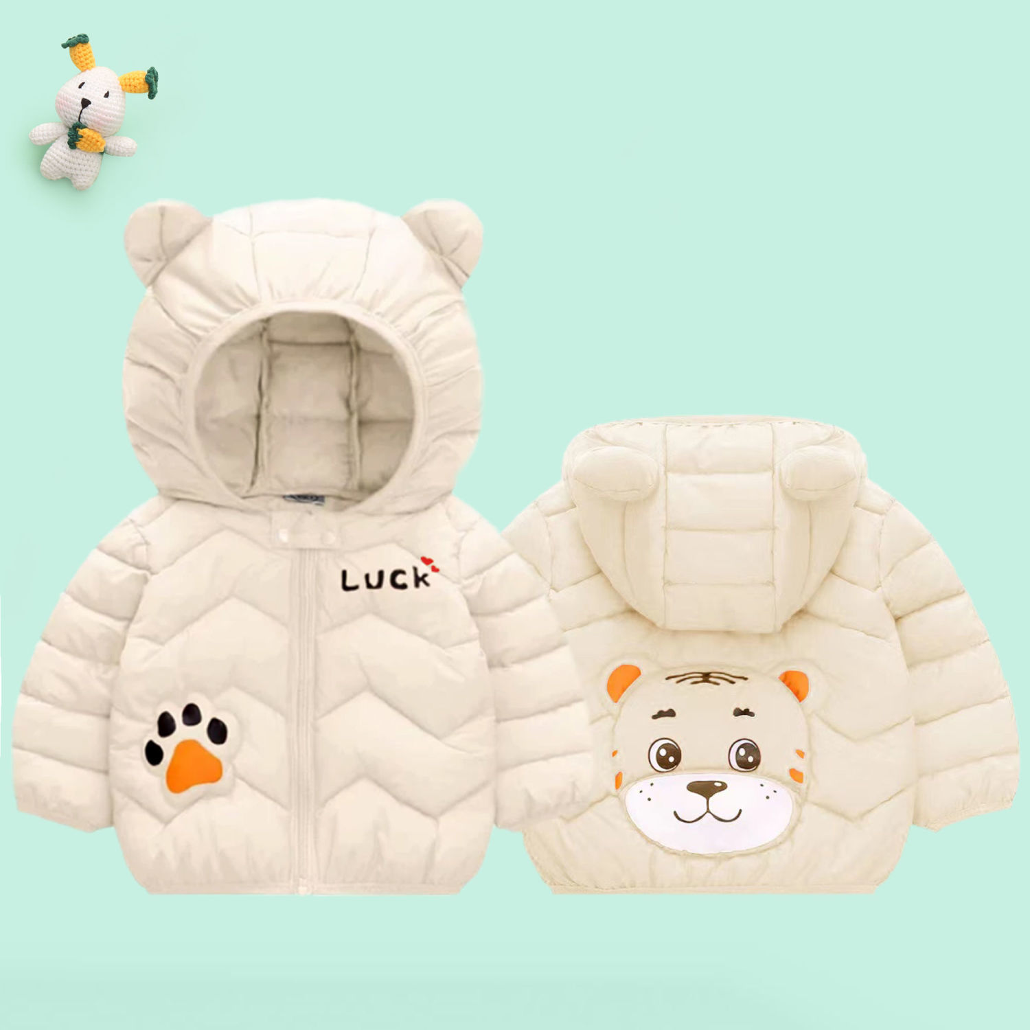 品巴拉巴拉时尚潮童款反季儿童服婴儿宝宝羽绒袄男童女童轻薄