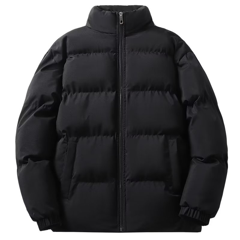 冬季外套棉衣男女同款2023新款立领纯色学生休闲百搭宽松棉服