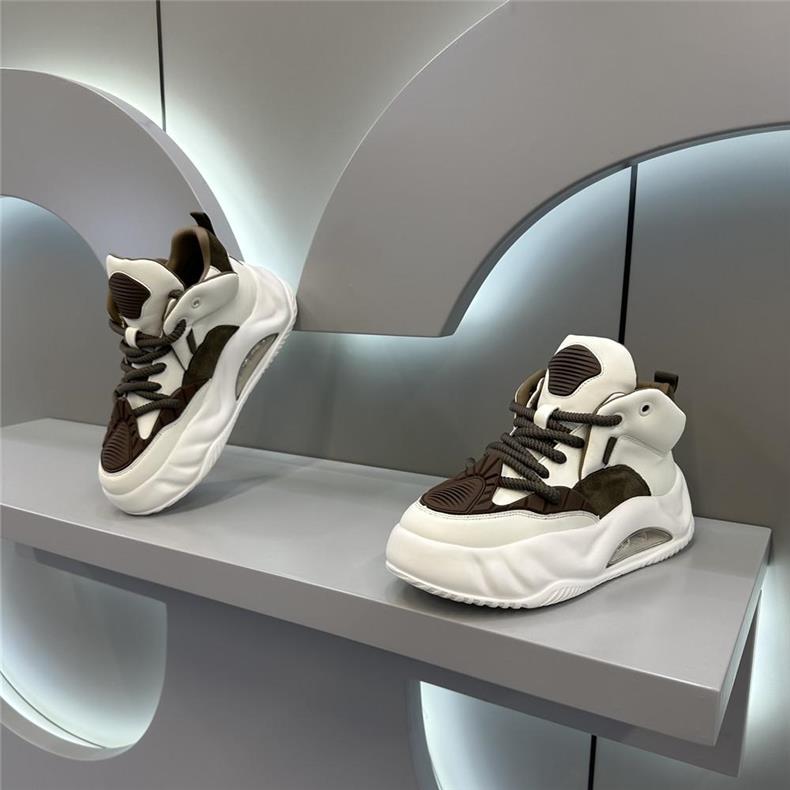 2023秋季新款潮流时尚厚底男士休闲鞋软底舒适气垫潮鞋