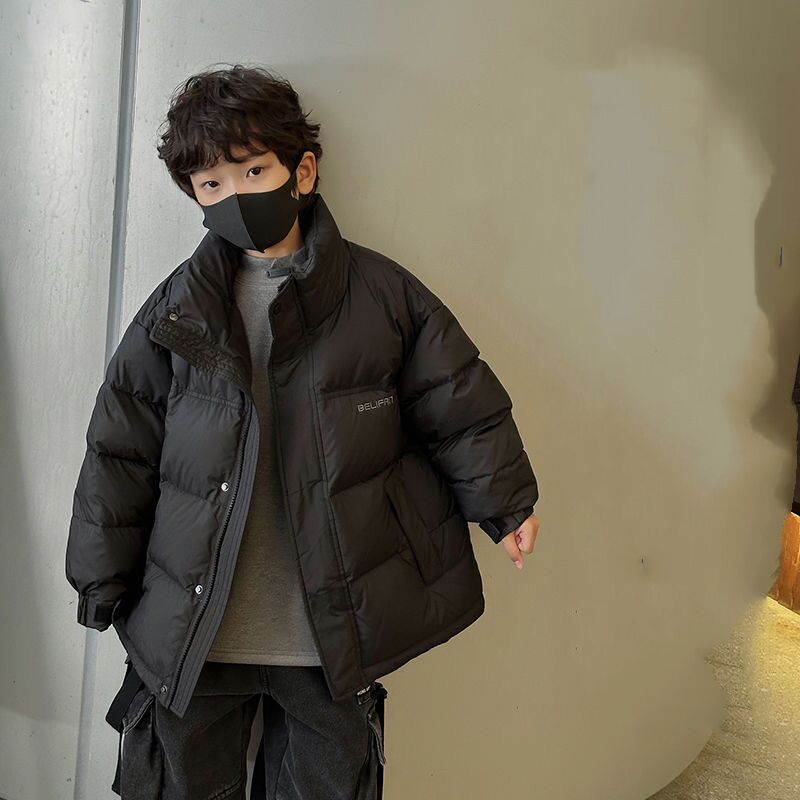 男童棉服冬季儿童保暖冬装2023新款中大童宝宝棉衣加厚棉袄面包服