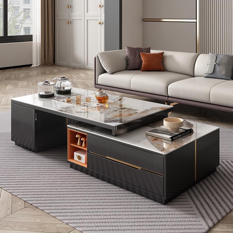 [小扬哥推荐]岩板功夫泡茶茶几家用客厅茶台一体轻奢现代多功能