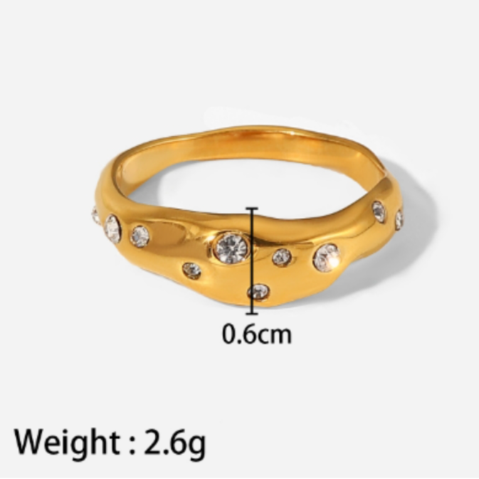 不锈钢戒指 多肉高级感ins指环时尚复古经典经典手饰