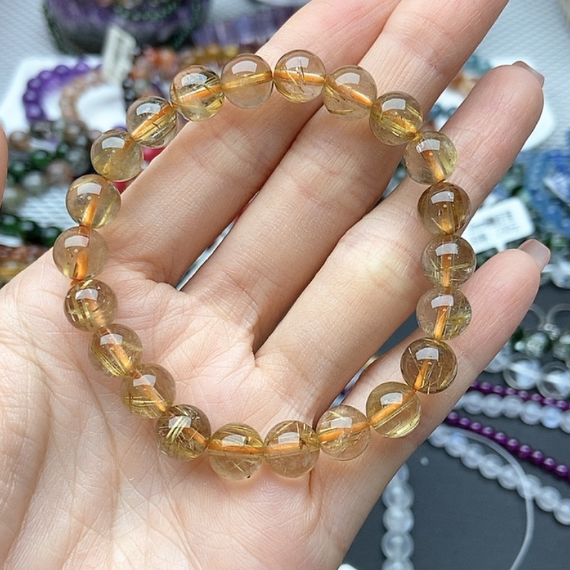【闪购商品】烟晶手链银S925镶嵌
