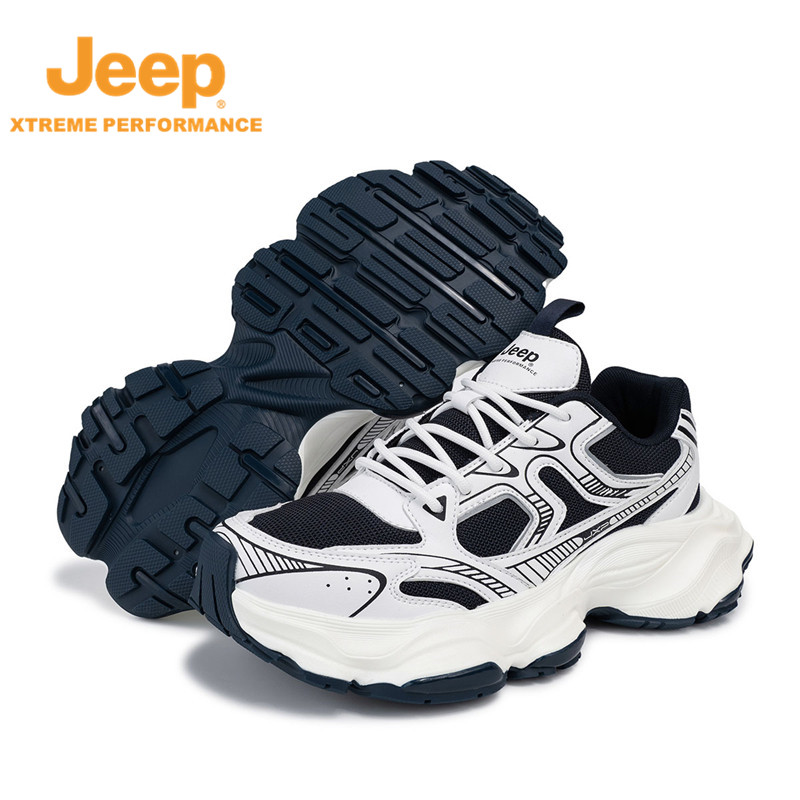 JEEP/吉普秋冬新款男士户外徒步运动鞋潮流厚底老爹鞋P431292604