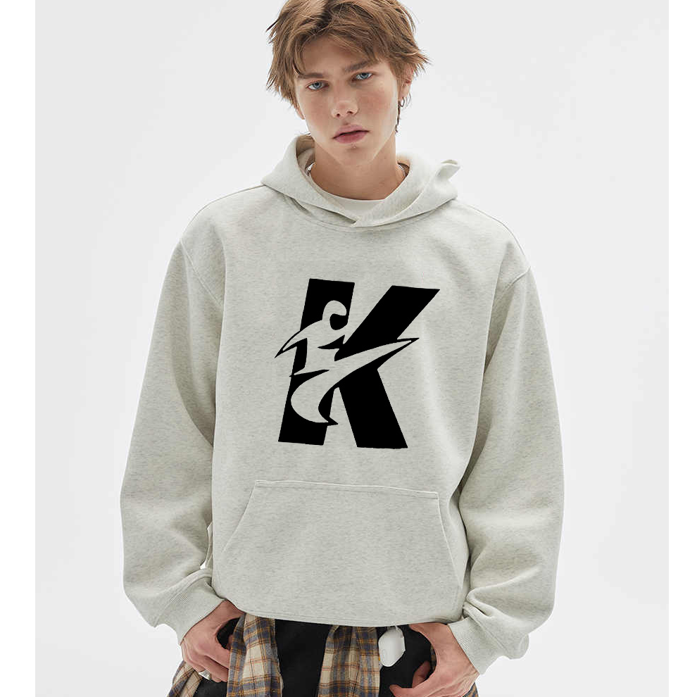 纯棉卫衣男秋冬美式印花宽松连帽卫衣男女潮牌休闲长袖外套情侣潮