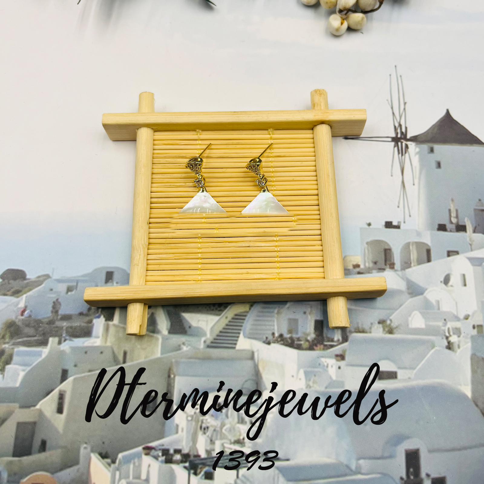 铜合金耳饰 手工气质百搭设计师款耳饰-1393