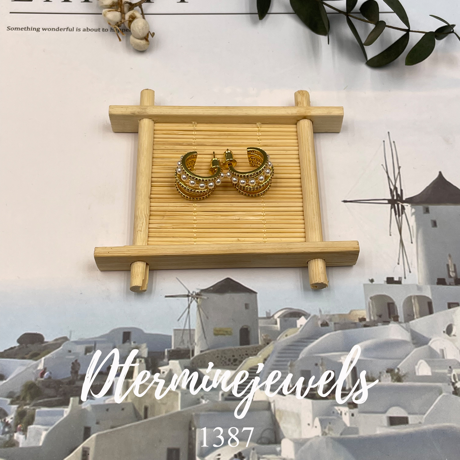 铜合金耳饰 时尚气质百搭设计师款耳饰-1387