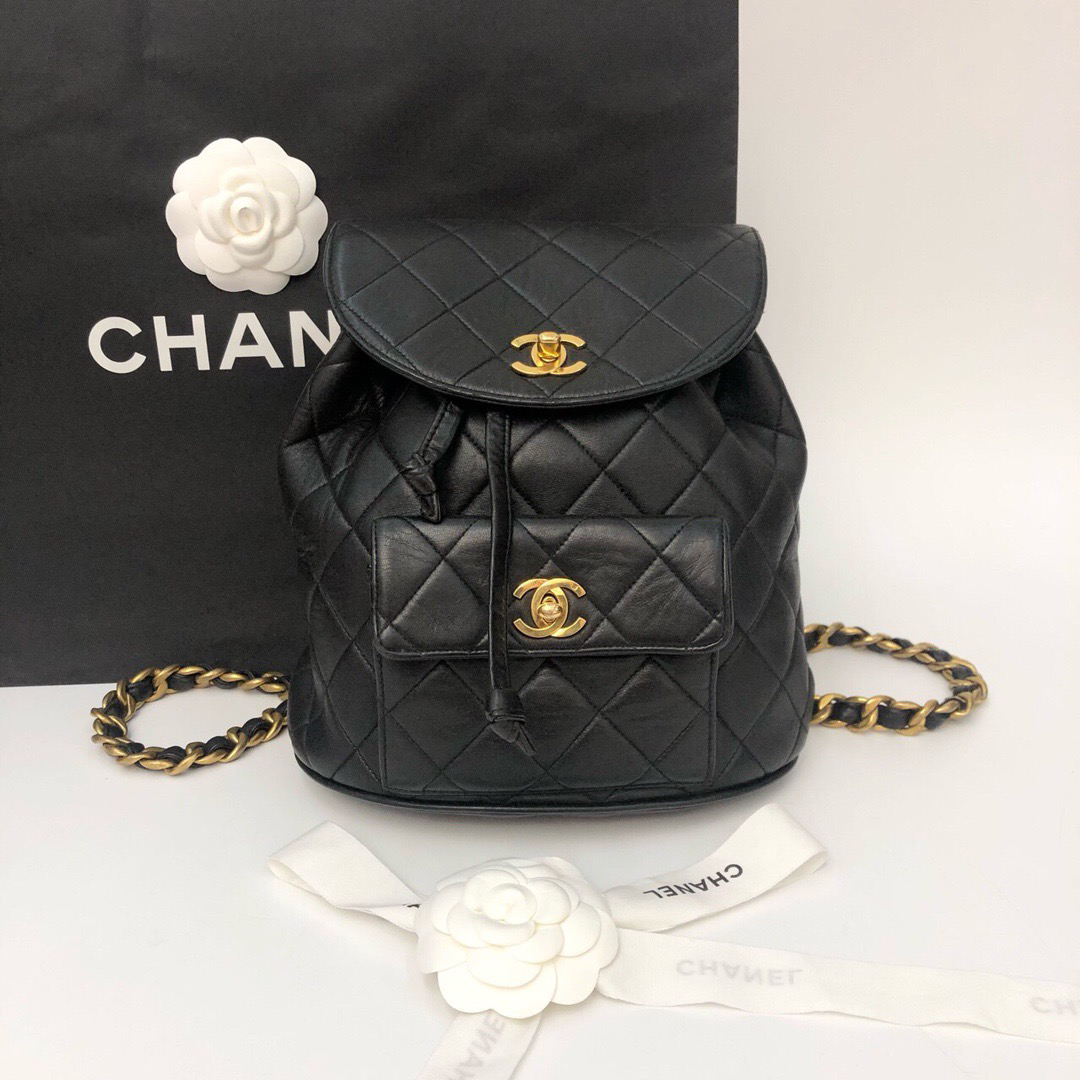 95新 Chanel/香奈儿 香奈儿duma 中古小书包双肩包  定金