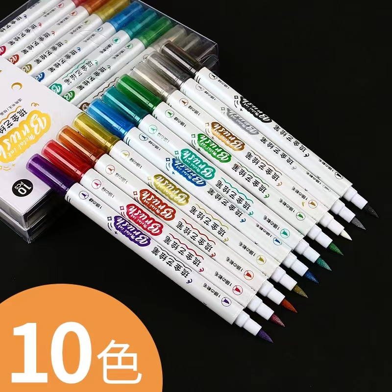 9501 百通10色琉金艺绘笔软头闪光笔