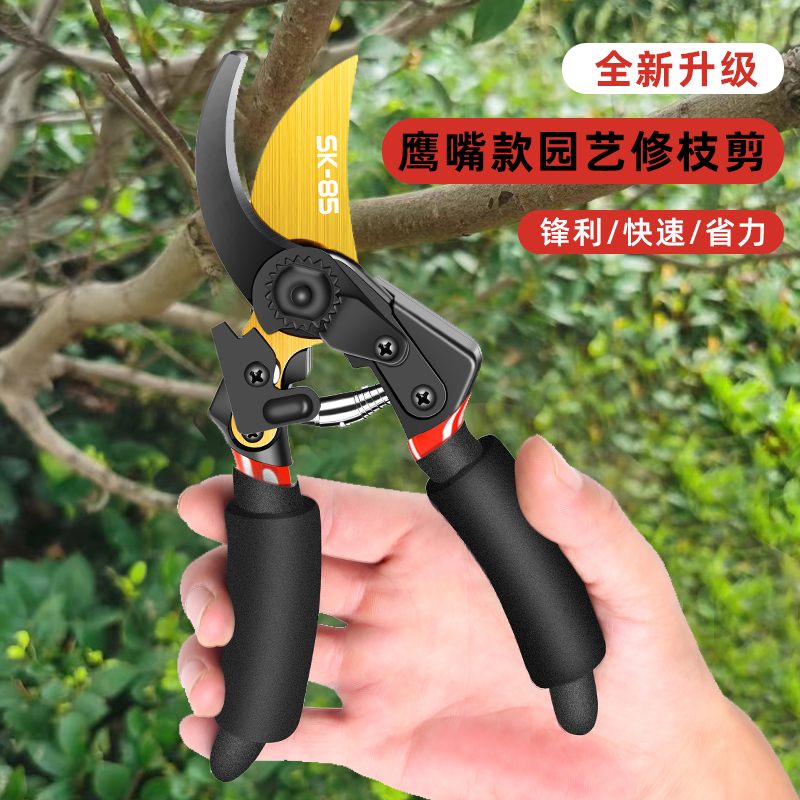 多功能剪果树修枝剪园林粗枝剪树枝用的剪花艺修枝剪摘果剪快速