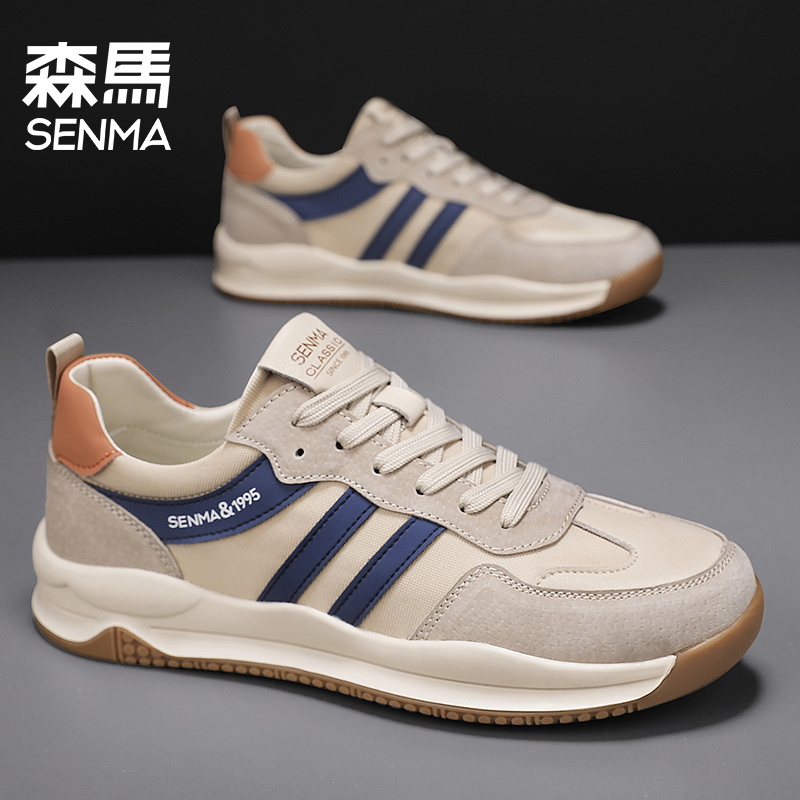 森马男鞋冬季新款潮流运动板鞋时尚休闲百搭男士软底跑步低帮潮鞋商品图