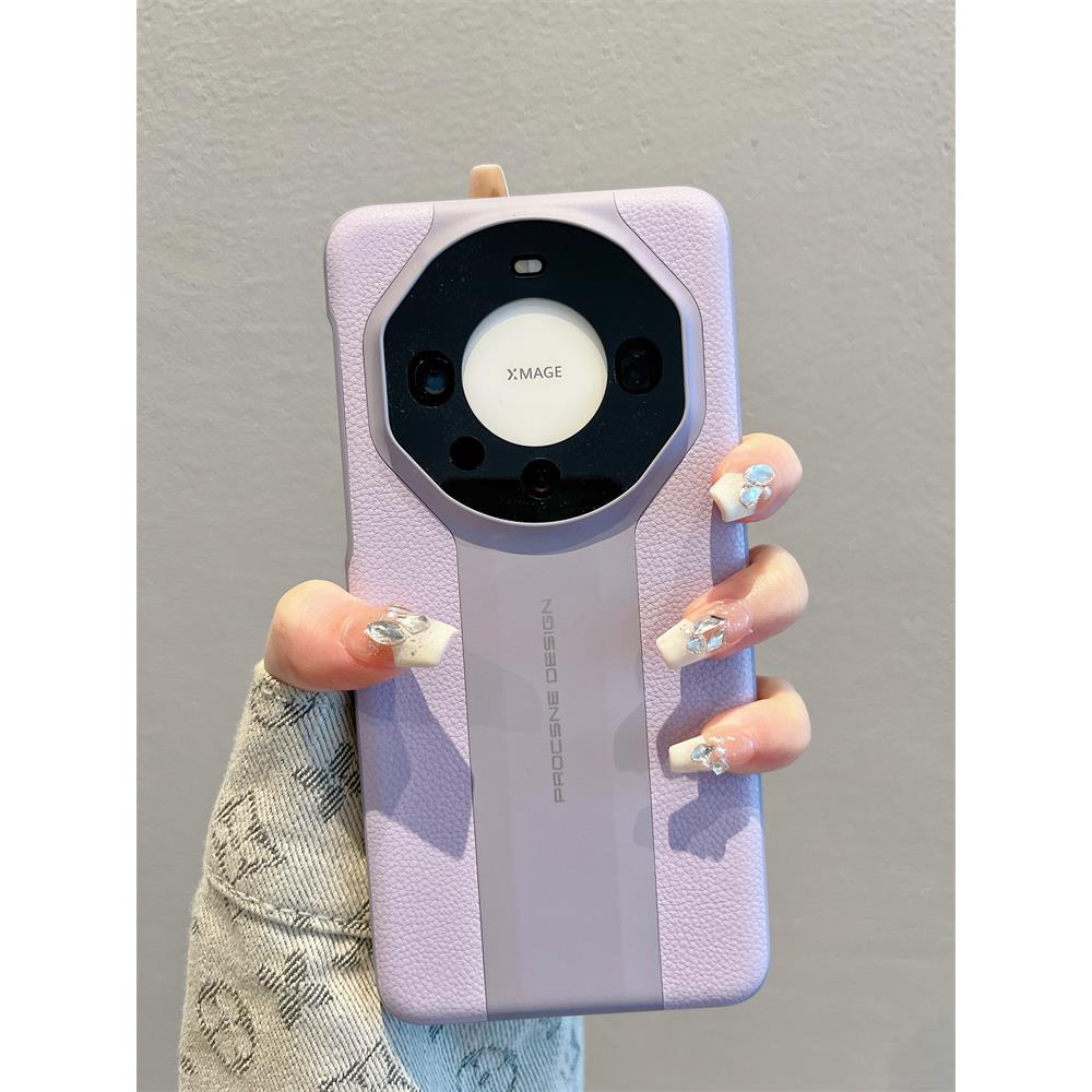 华为mate60pro手机壳mate50RS保时捷皮mate40pro感mate30pro真皮