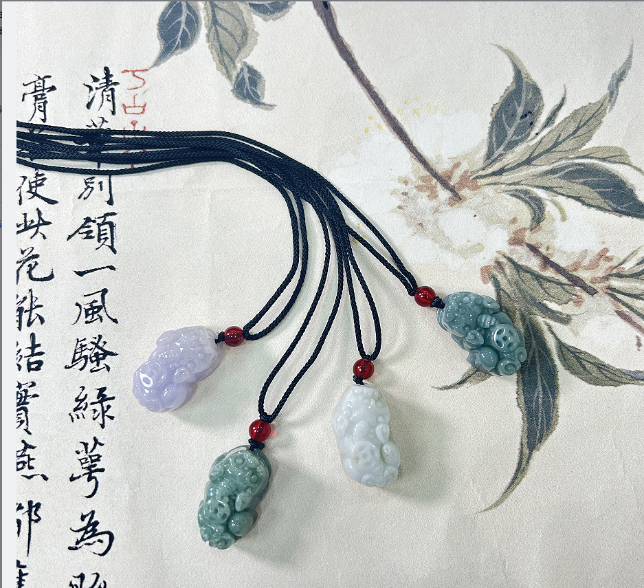 天然翡翠A货貔貅吊坠（多样性发货发其一）不指定介意勿拍