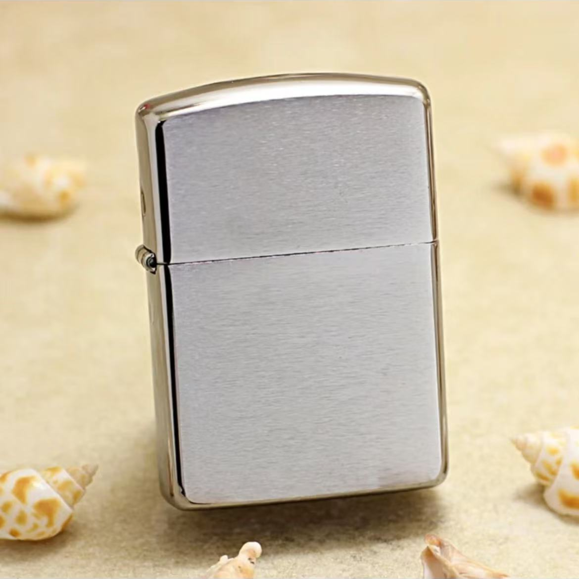 zippo打火机拉丝盔甲光板防风 