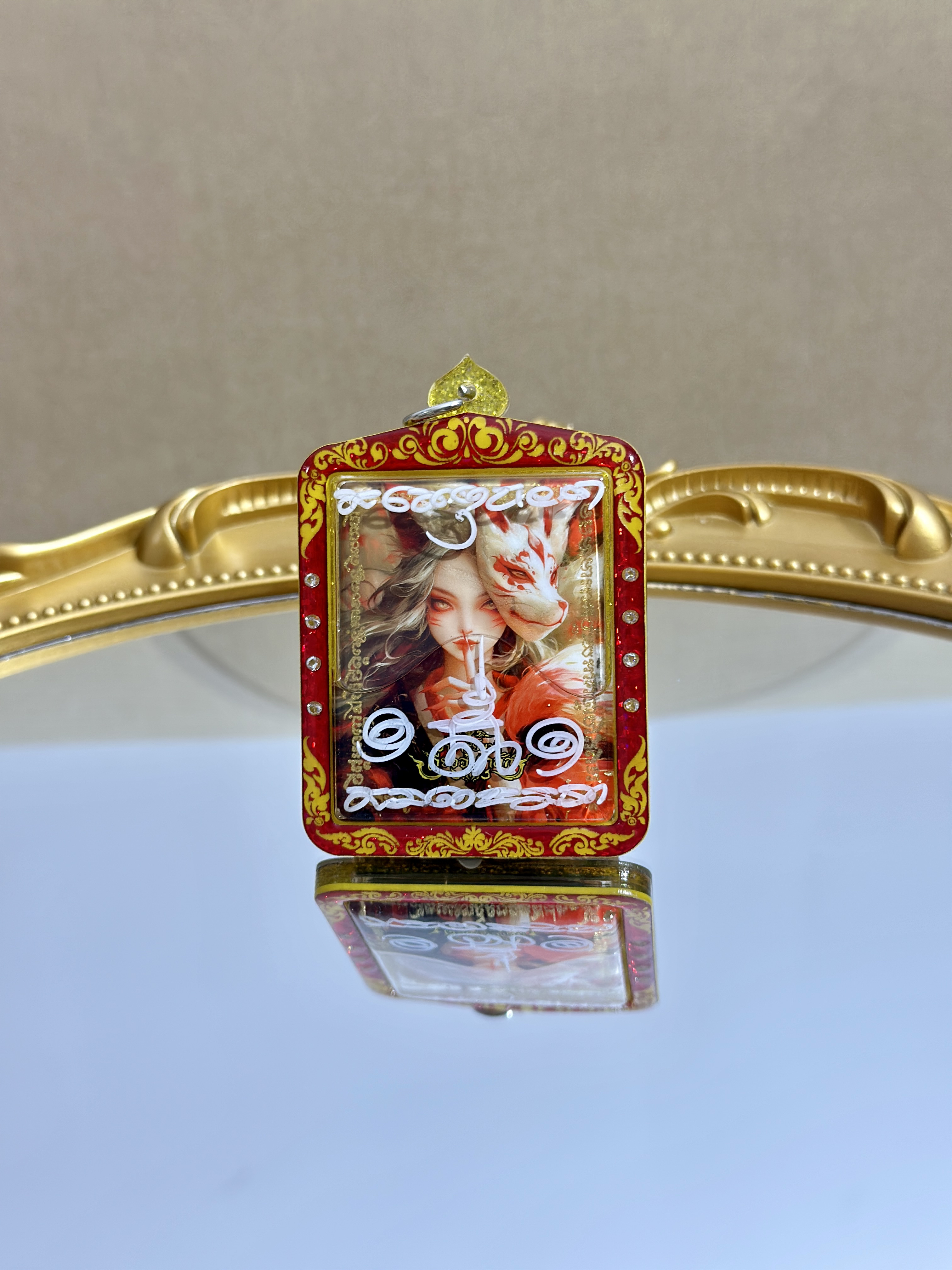 赤狐琥珀饰品特色摆件