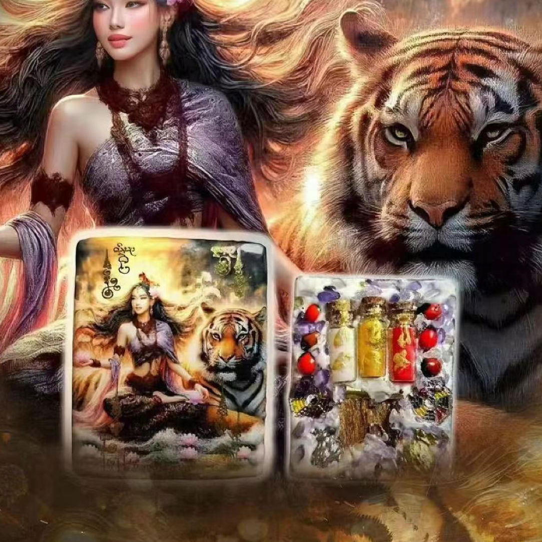 巴风生水起虎女泰泰特色摆件