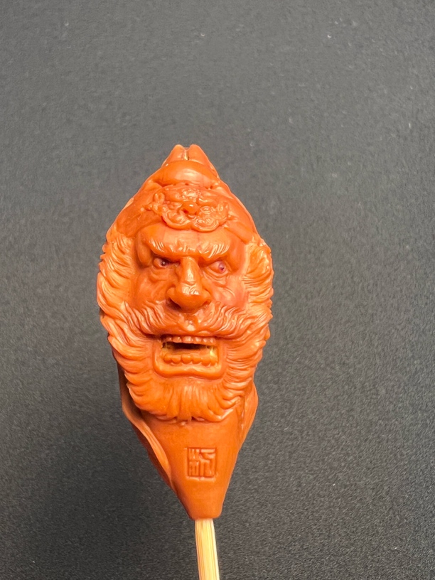 橄榄核手工雕刻单籽桃园三结义2.2