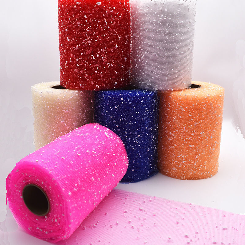 【甜甜手工】雪点纱手工diy
