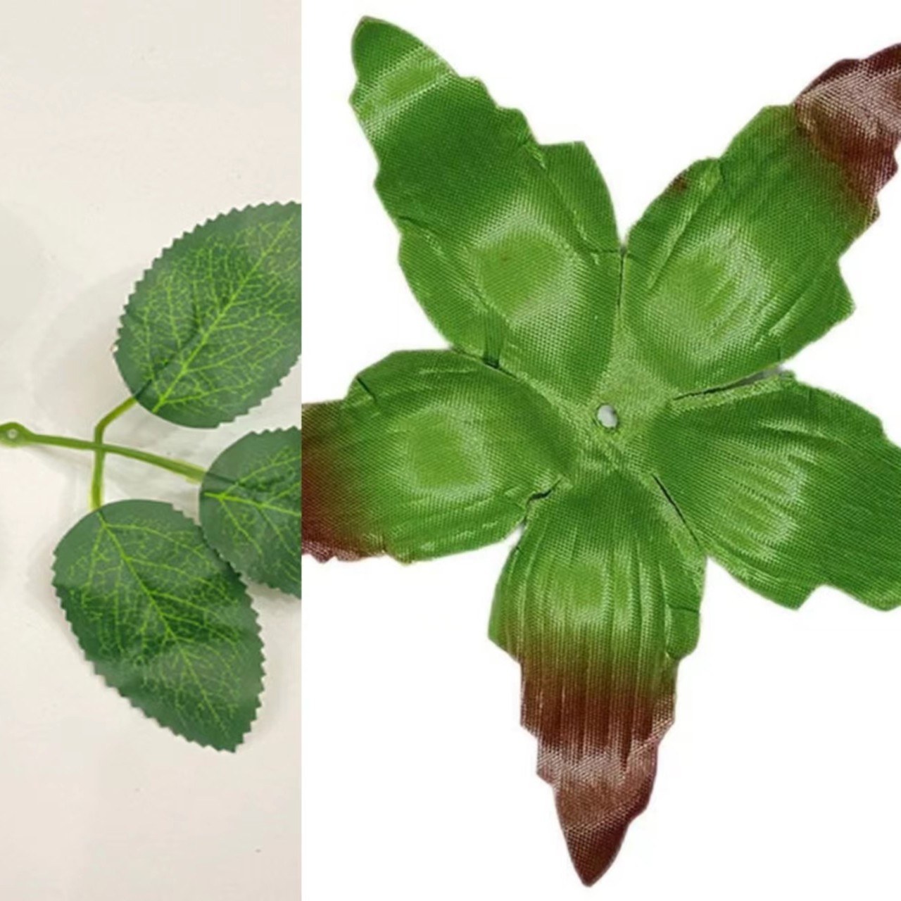 【永恒推荐】玫瑰花仿真花叶布花托