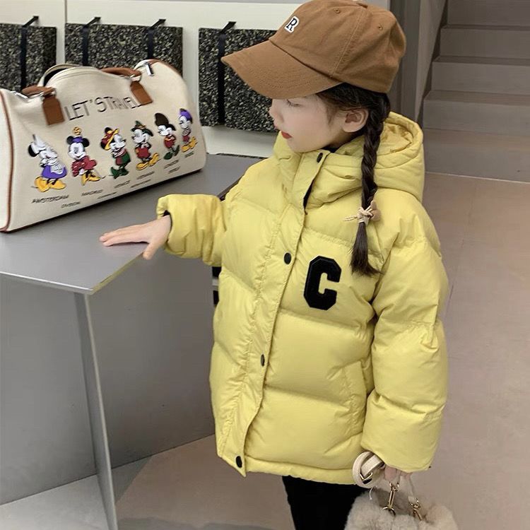 女童棉服加厚保暖韩版宽松儿童棉袄短款洋气保暖加厚外套潮