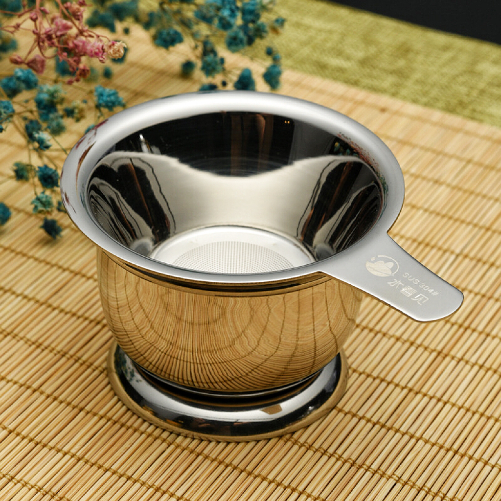 不锈钢茶滤茶滤滤茶器过滤网加厚茶道配件家用茶具超细纯手工创意