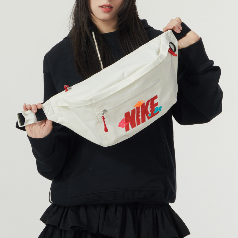 【达人专属】NIKE耐克情侣款腰包24龙年新款运动休闲包单肩包FZ6514