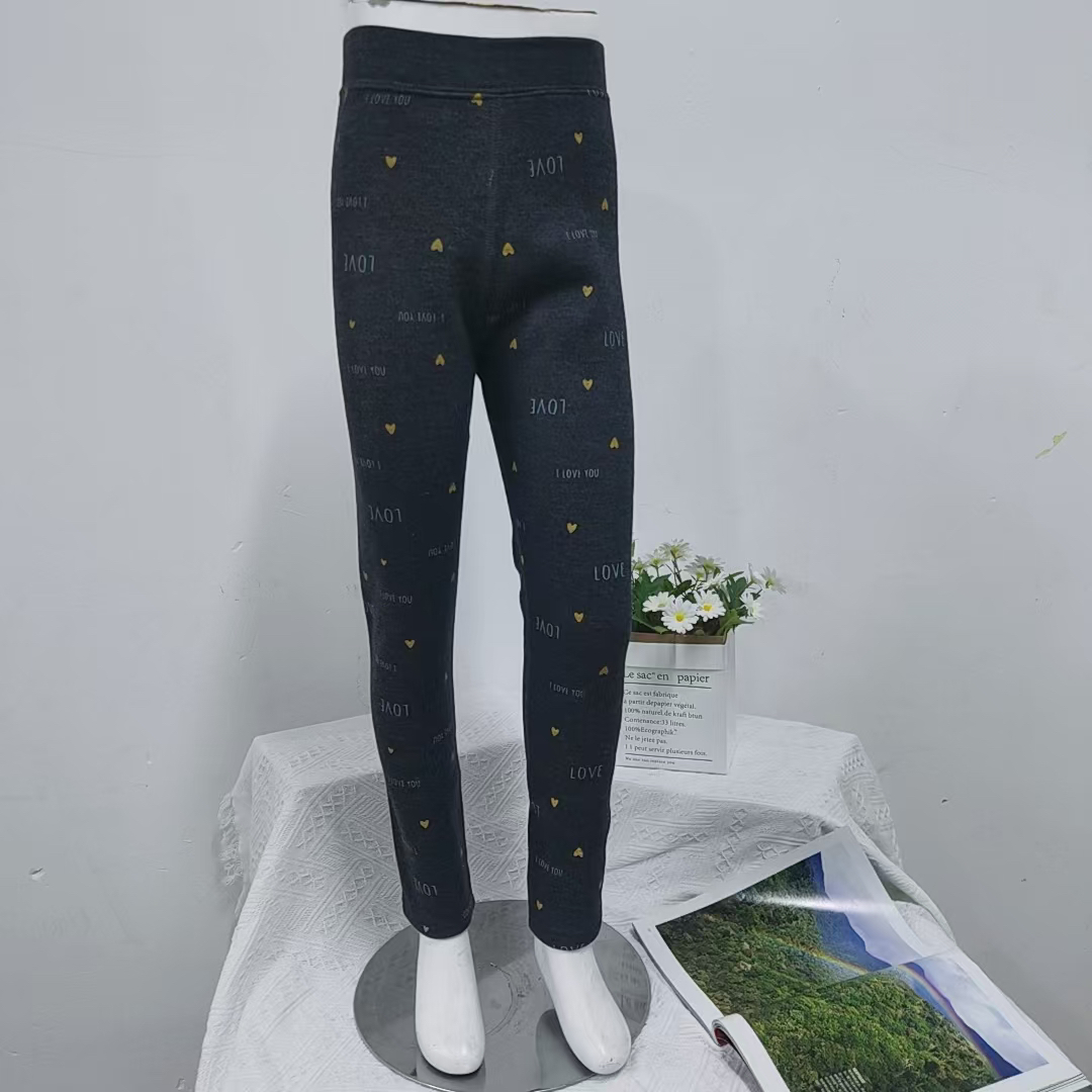 益友小蚂蚁双层德绒保暖裤男孩女孩校服神器儿童时尚冬季高腰宝宝