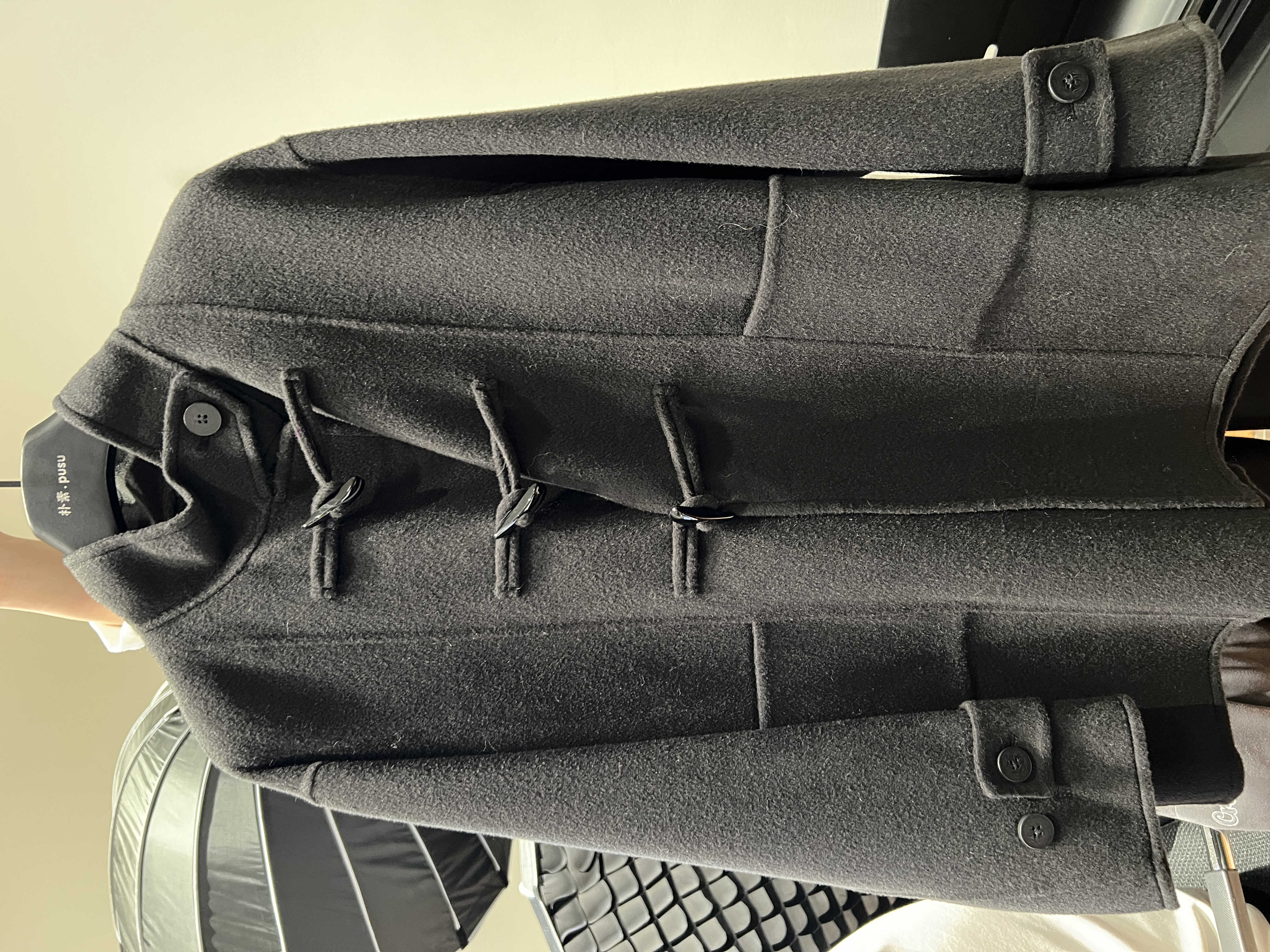 1【木朴素大衣】气质轻奢时尚收腰修身韩版秋冬货号6301