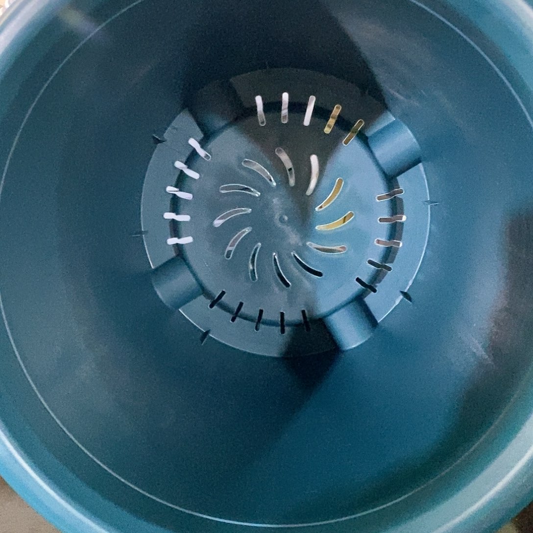 树脂四季盆8号无拖墨绿5