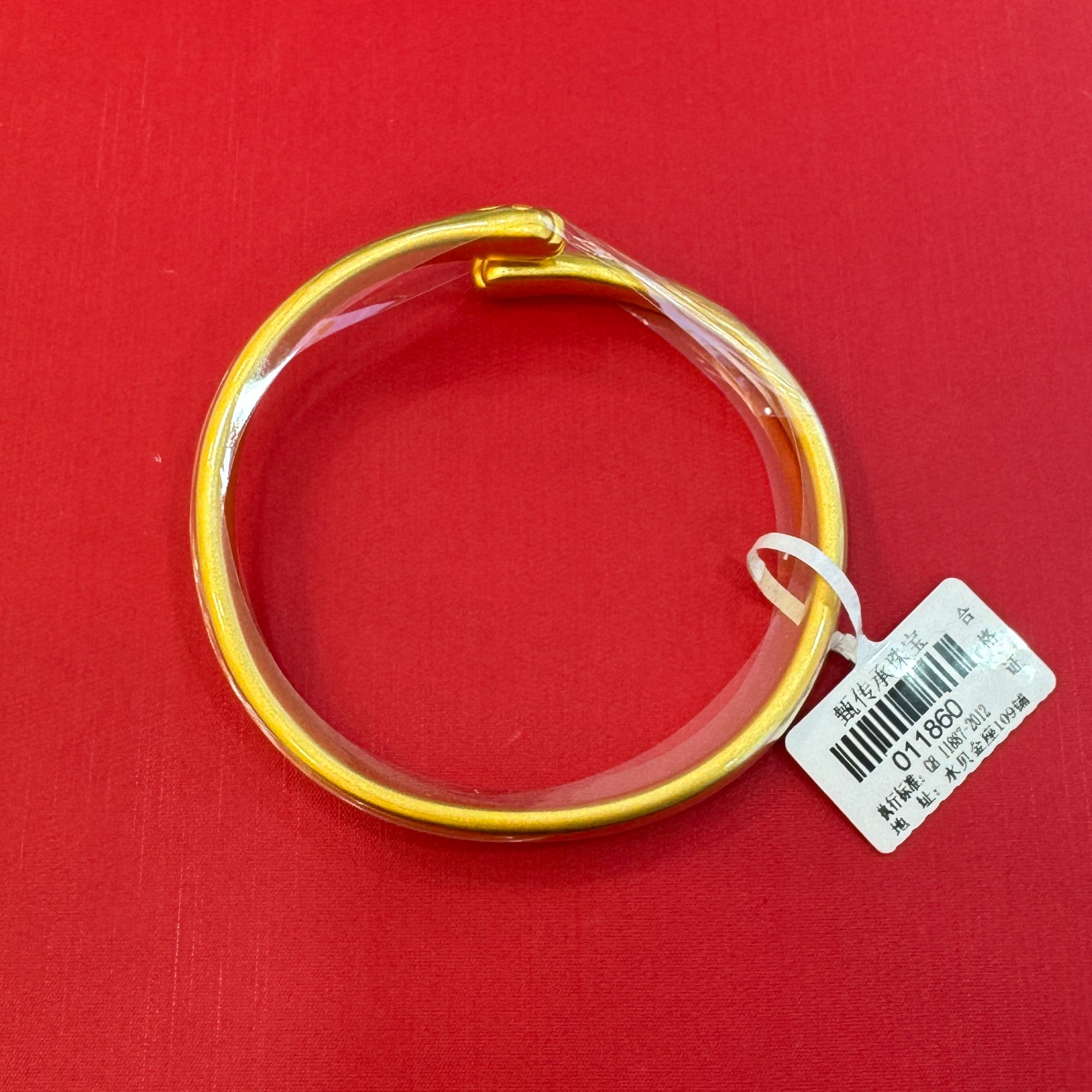 甄传承足金时尚手镯