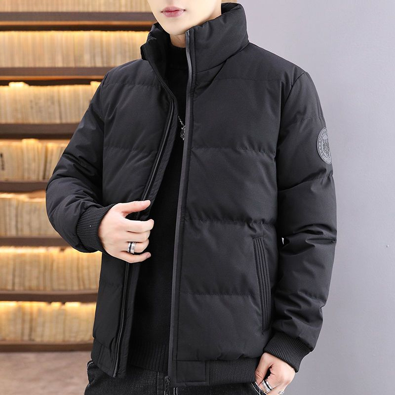 男款外套棉衣男2023年冬季新款加厚棉袄短款立领休闲时尚棉服外套