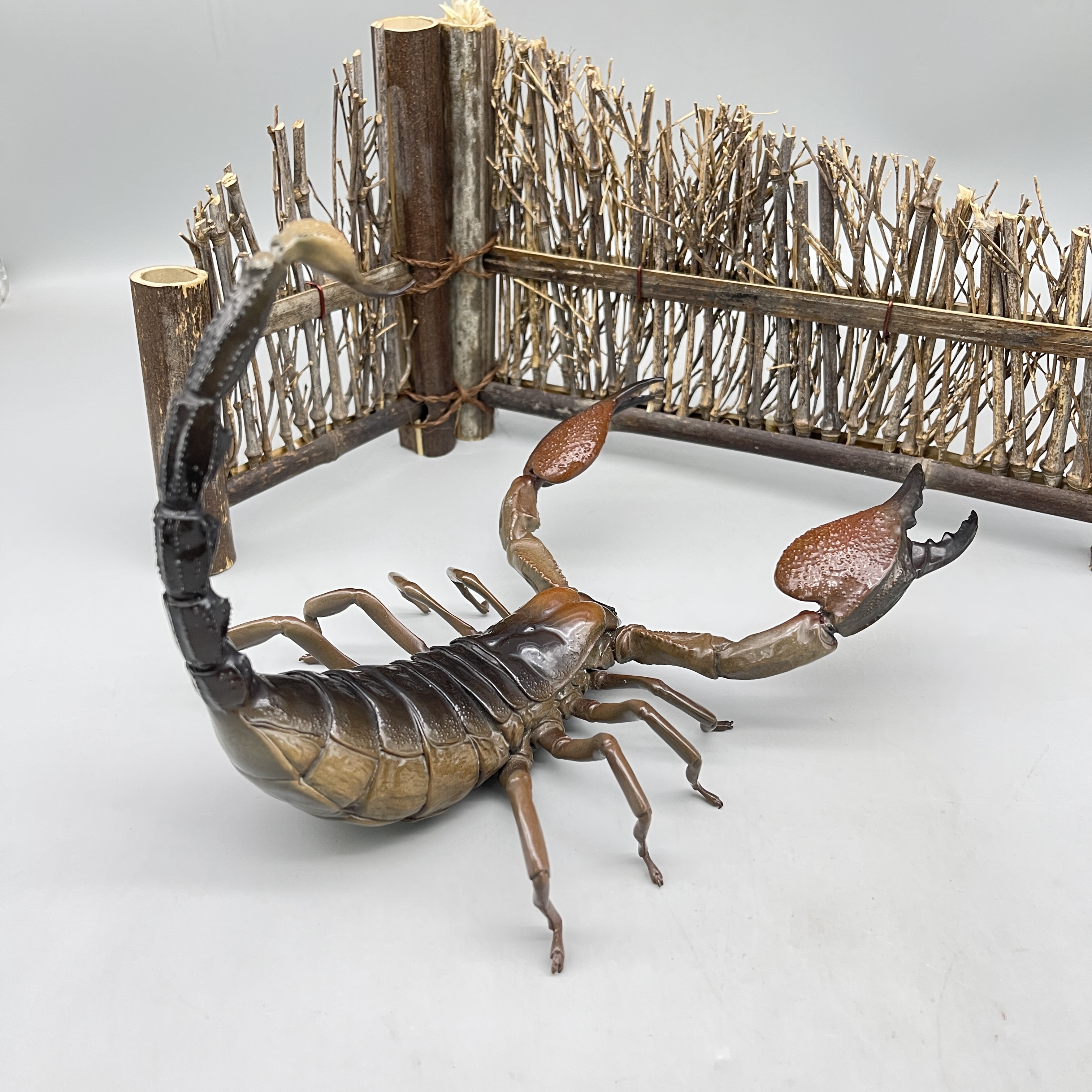 境缘造物帝王蝎子手工艺品青铜摆件写实艺术家居装饰礼品铸造着色