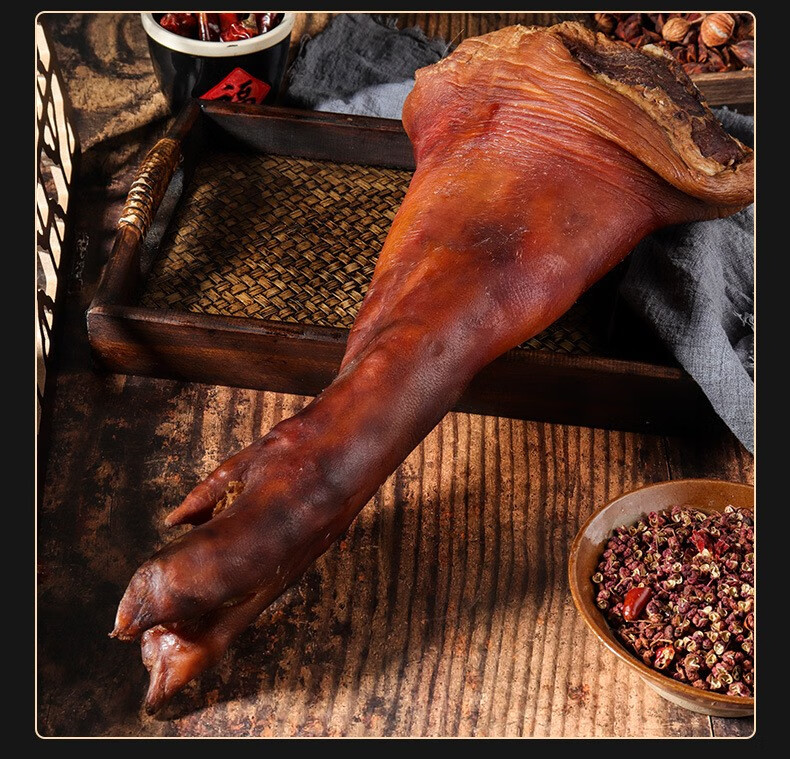 现称腊猪蹄柏树枝小火慢熏