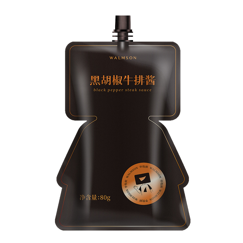 华牧鲜原切牛排秘制黑椒酱