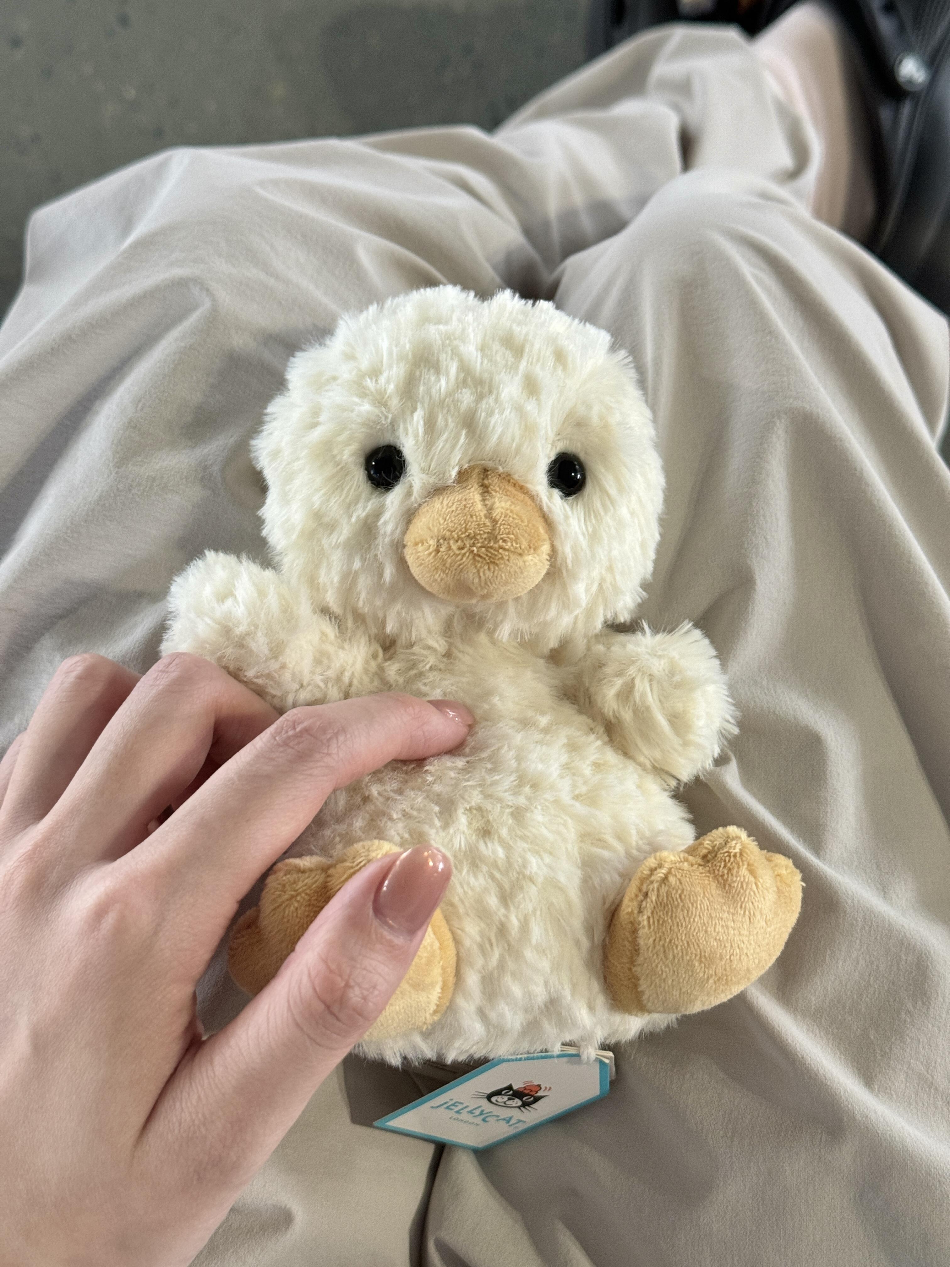 英国jELLYCAT甜美小狗小兔yummy鸭子兔宝宝安抚玩偶毛绒玩具陪伴