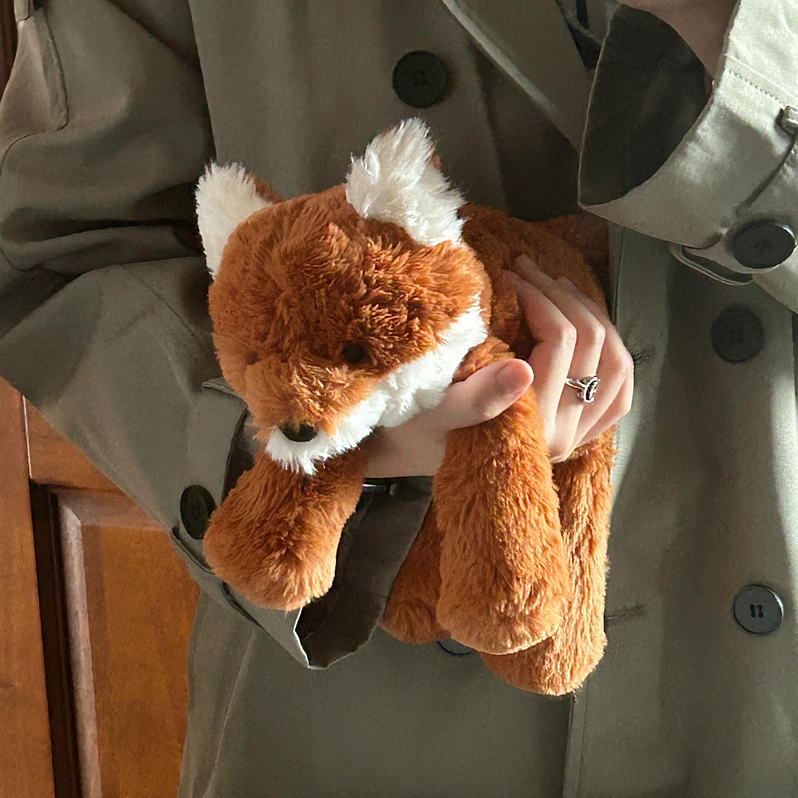 英国Jellycat2024史玛吉狐狸猴子大象河马安抚玩偶动物毛绒玩具