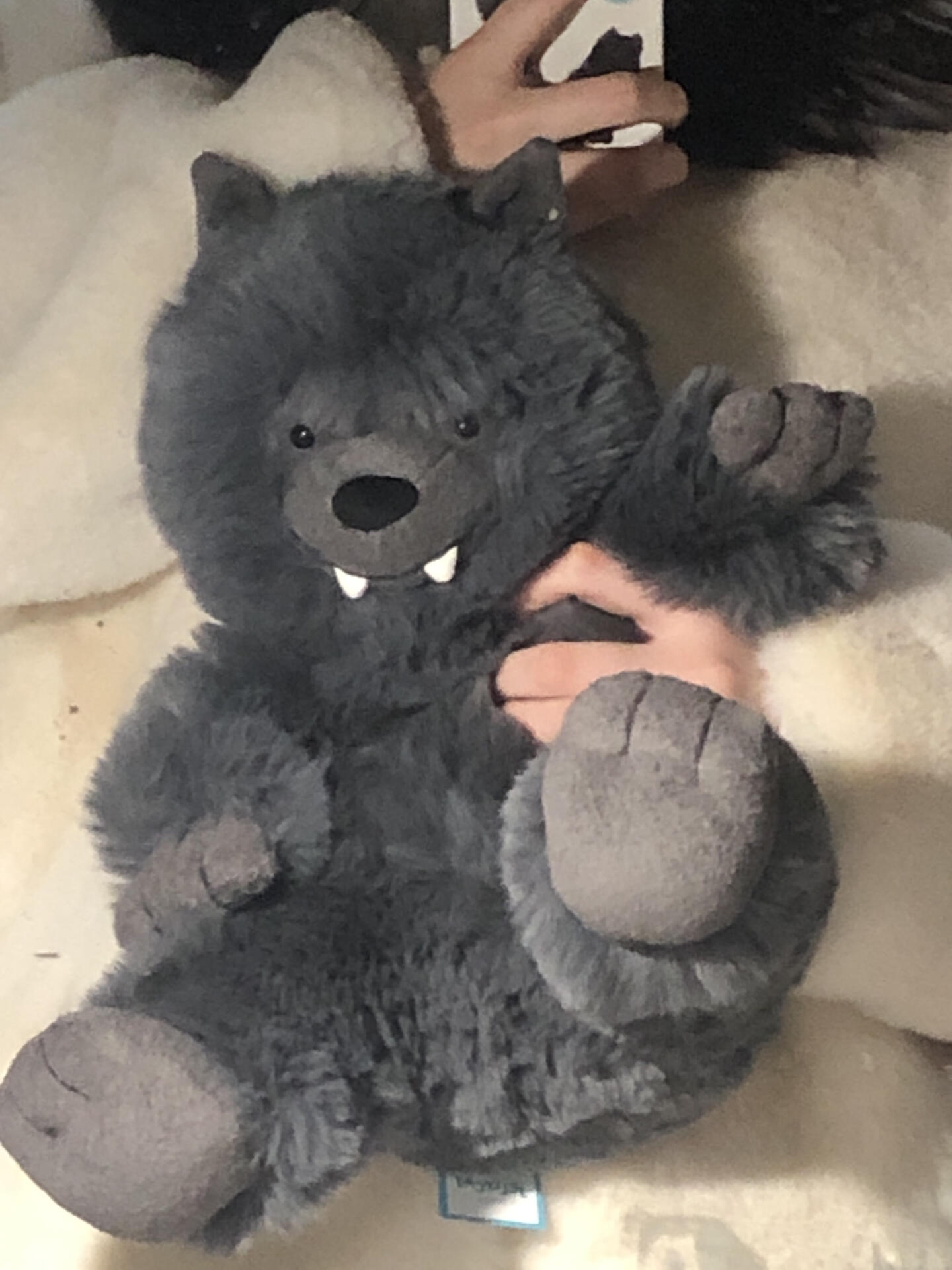 英国Jellycat新款威尔弗狼大脚怪阿波毛绒玩具安抚柔软公仔礼物