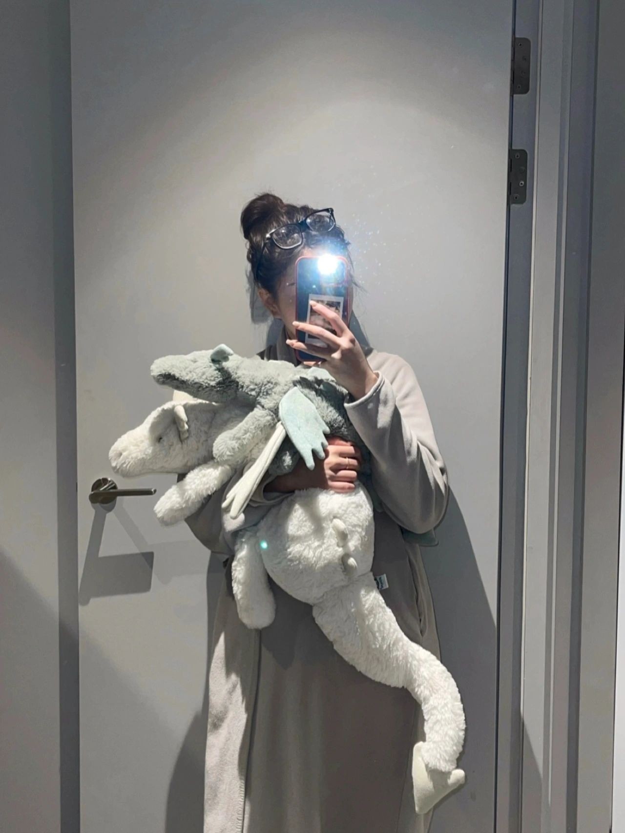 英国jELLYCAT天空龙雪龙白色粉龙蓝龙紫龙毛绒玩偶安抚玩具抱枕