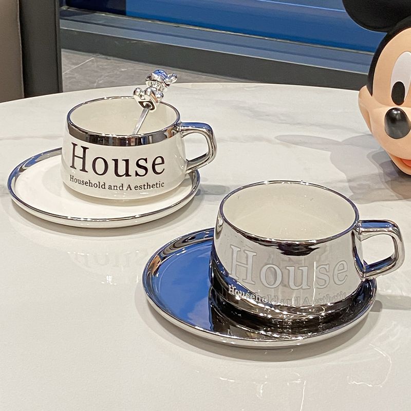 网红高颜值女咖啡杯套装高档精致欧式下午茶杯子高级感陶瓷马克杯