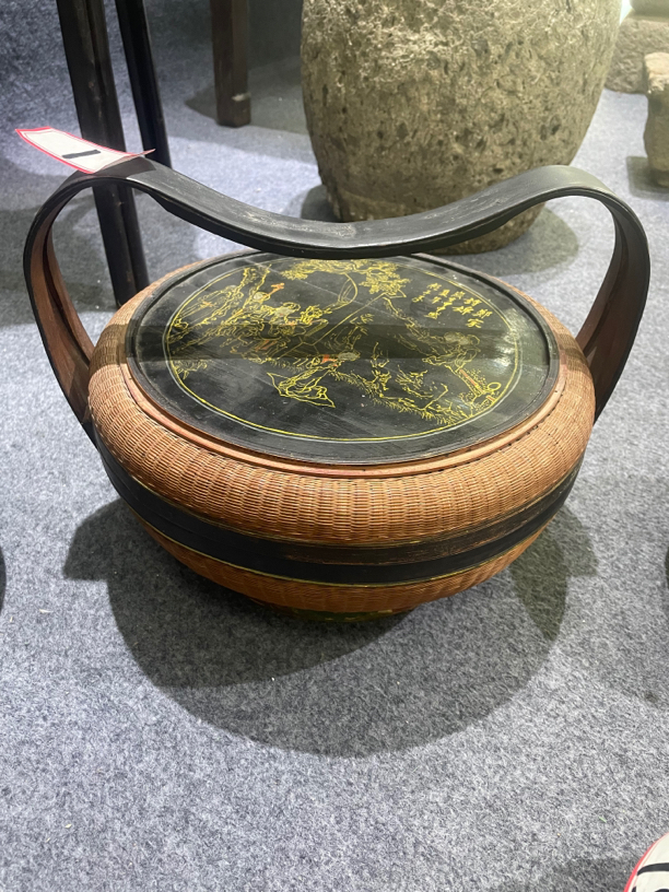 竹篮  艺术工艺品