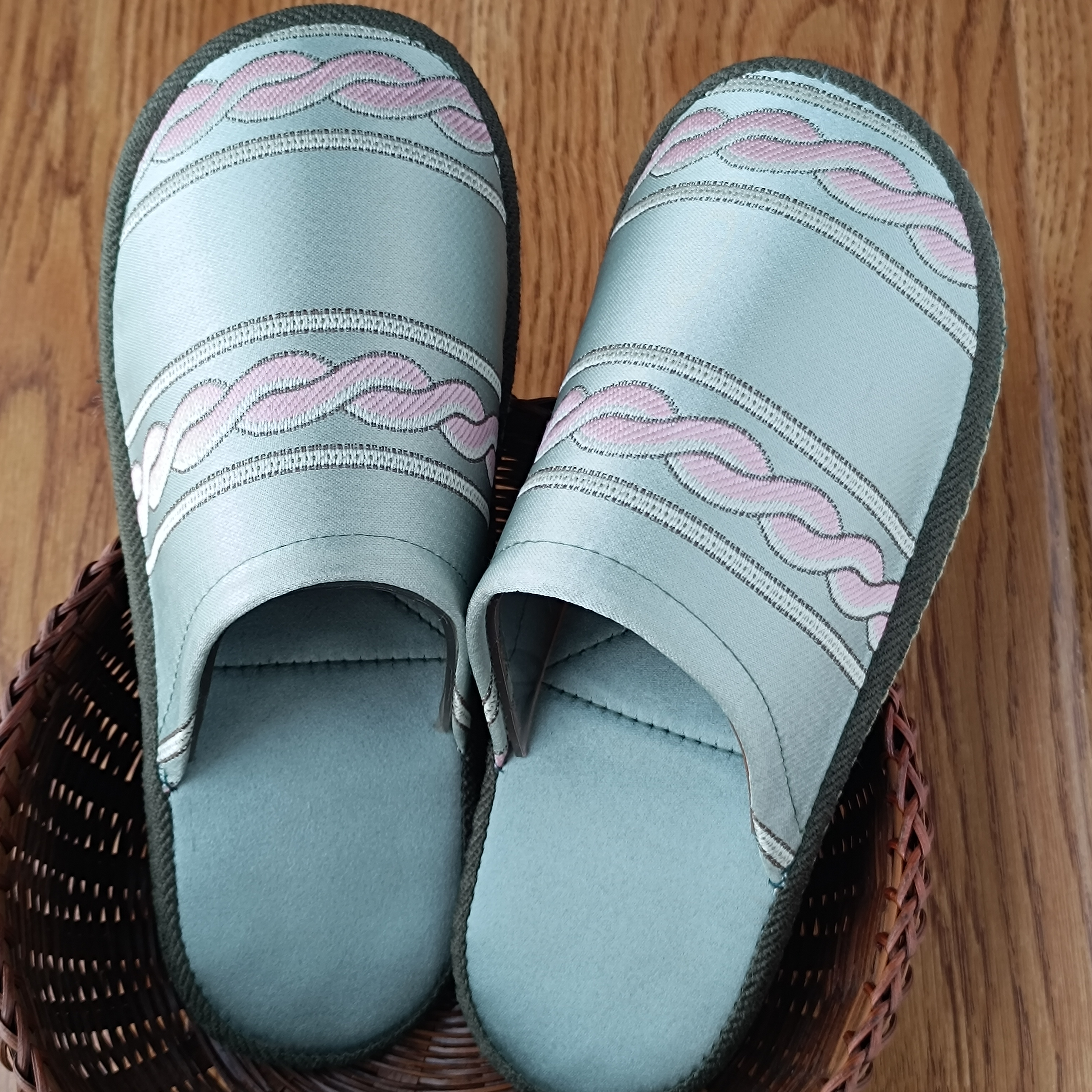 居家春秋季女士干层布底包头单拖鞋透气柔软防滑静音轻便易洗耐穿