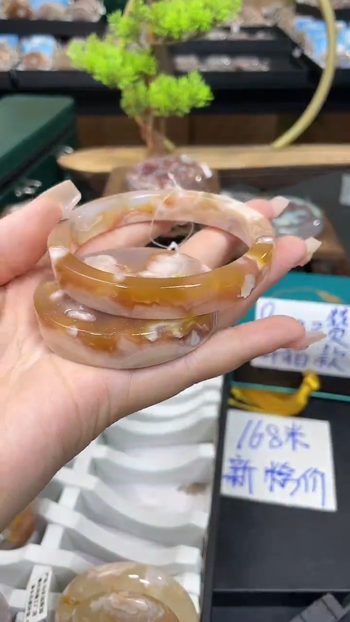 【闪购商品】石英质玉手镯未镶嵌A277（62圈赠送镯心）8035217