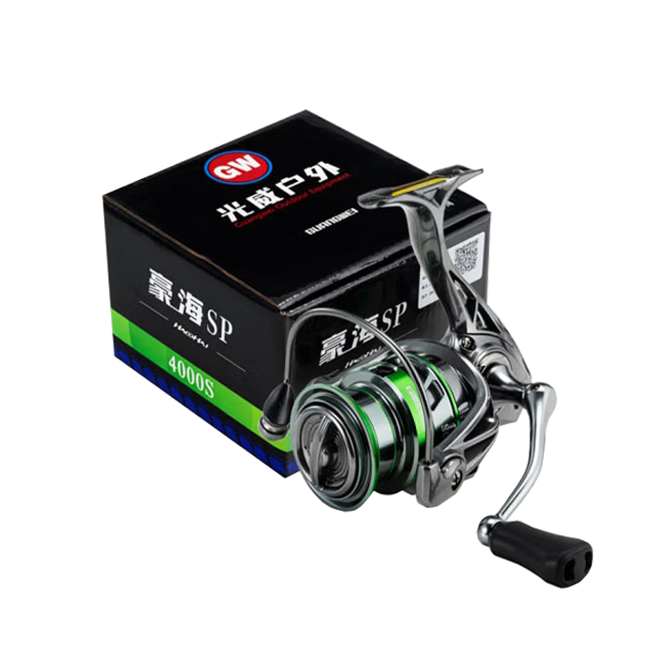 光威GW豪海SP路亚纺车轮斜口设计远投纺车轮4000S