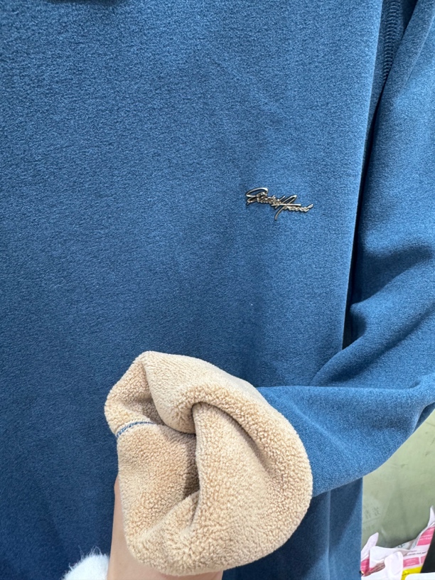 2024秋冬新款礼盒款男士加绒加厚保暖衣羊金绒套装一套过冬无忧虑