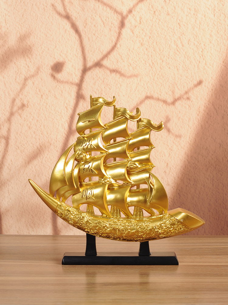 新款 一帆风顺摆件现代家居简约式客厅电视柜酒柜装饰品摆件