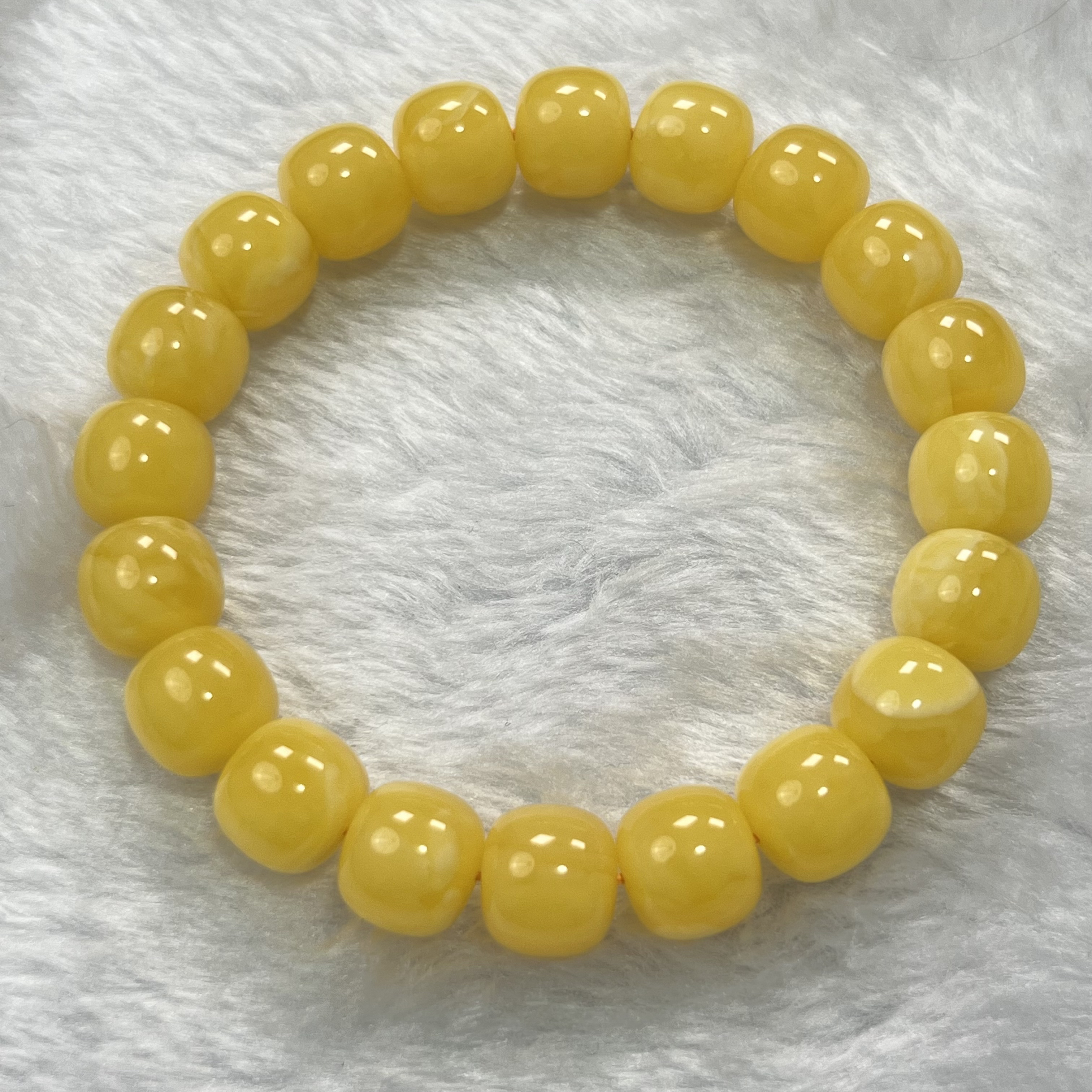 天然蜜蜡 胶皮同料 11-10 