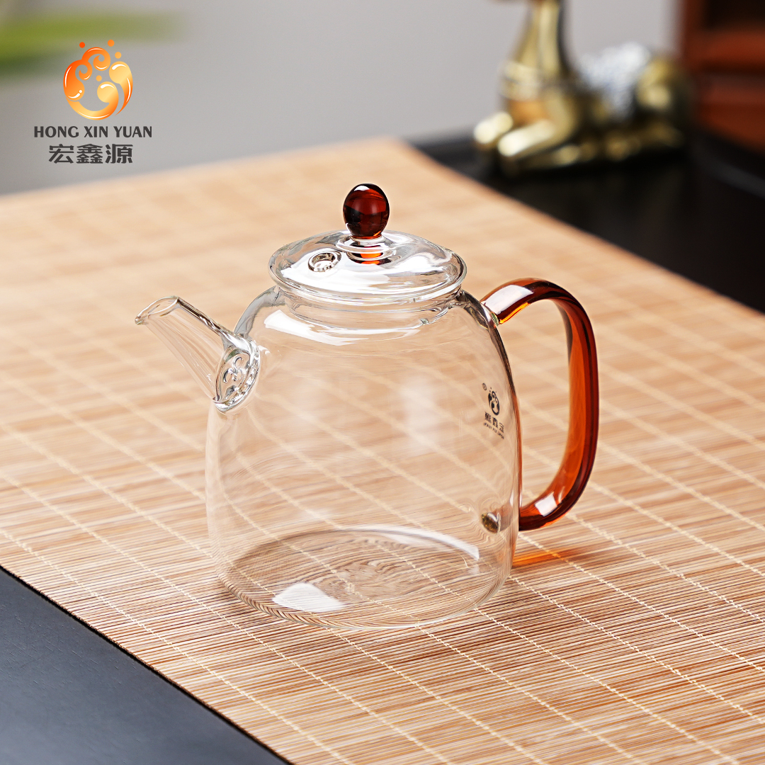 宏鑫源茶具茶器茶道功夫茶泡茶壶小容量高硼硅玻璃无内胆透明过滤