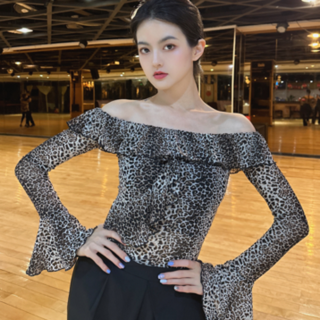#DM Design 摩登舞服 ｜豹豹花纹