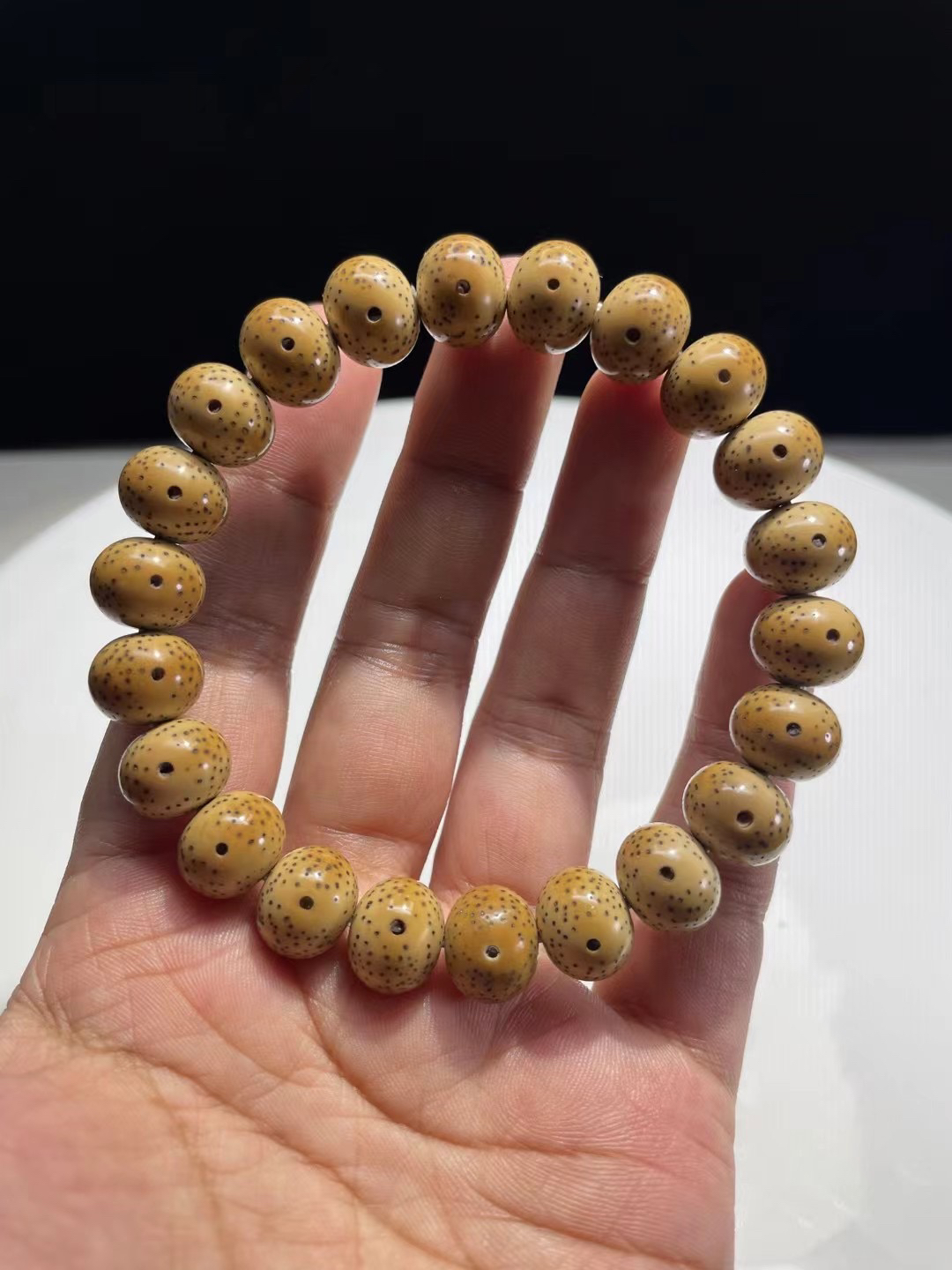 星月菩提12×10正月苹果珠原生态月朗星稀